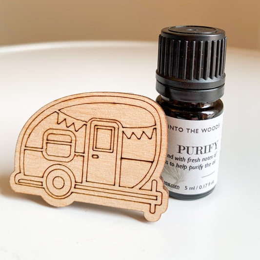 Cute Camper Car Vent Diffuser + 5 ml Essential Oil Blend